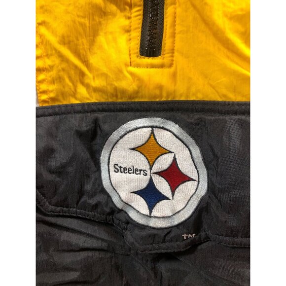 Vintage Pittsburgh Steelers Starter Pro Line Pullover 1990s Jacket Mens XL (24a2 - Picture 4 of 10